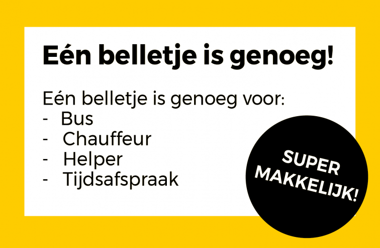 Eén belletje is genoeg om De Goederentaxi maastricht te boeken